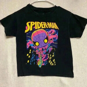 Marvel‎ Funko Pop shirt sleeve kids Spider-Man T-shirt size M